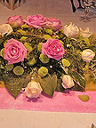 Aranžovanie a výzdoba svadobnej sály kvetmi