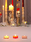 Ozdobné a dekoračné sviečky na slávnostný stôl